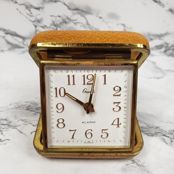 Grants Travel Alarm Clock Germany Vintage - Picture 12 of 12